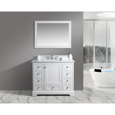 Find The Perfect 42 Inch White Single Vanities Wayfair